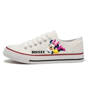 mickey mouse women's canvas sneakers